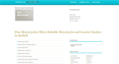 Desktop Screenshot of finsmotorcycles-redhill.co.uk